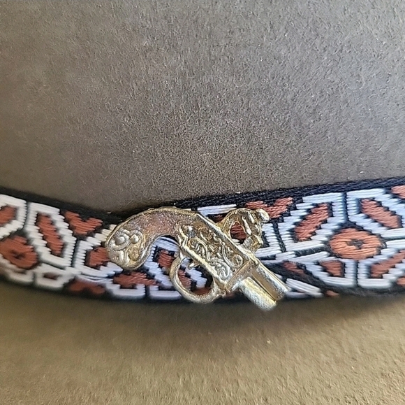 Vintage Stetson Cowboy Hat 7 1/8 Brown 2X Beaver Fur Eddie Bauer Collab USA Made - Picture 6 of 12